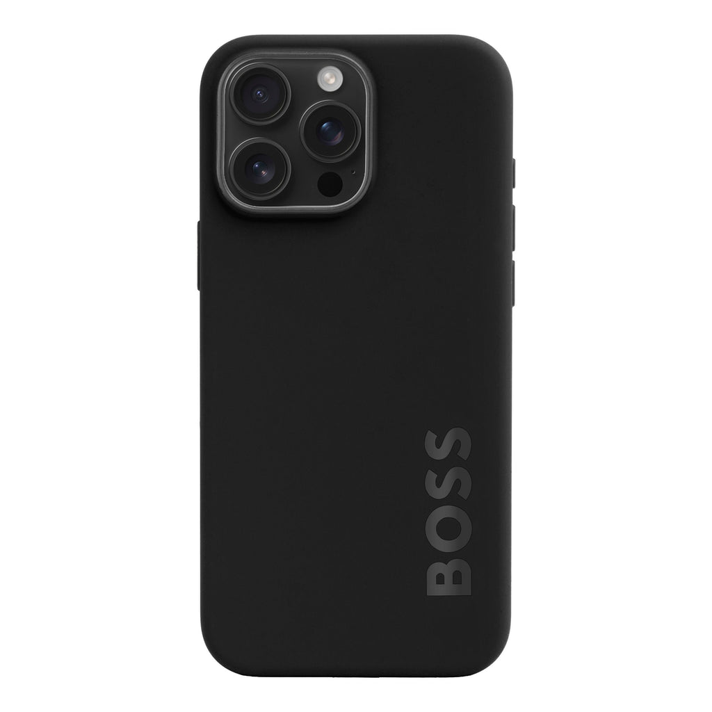 Shop BOSS black phone case for iPhone 16 Pro Max Edge in Hong Kong
