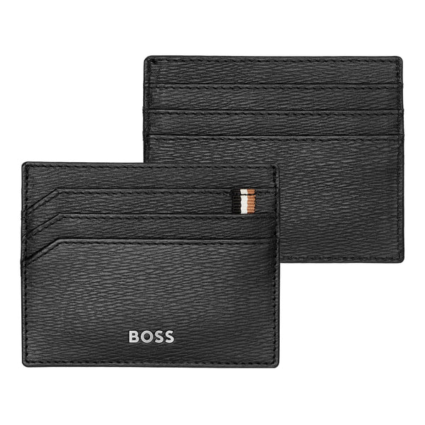 Men's business card cases HUGO BOSS trendy Black Card holder