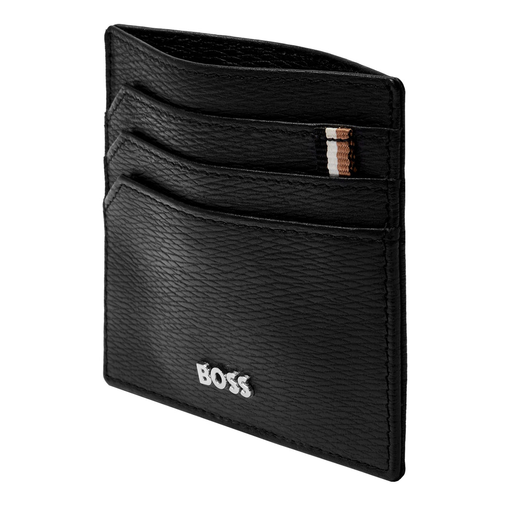 Men's business card cases HUGO BOSS trendy Black Card holder Iconic