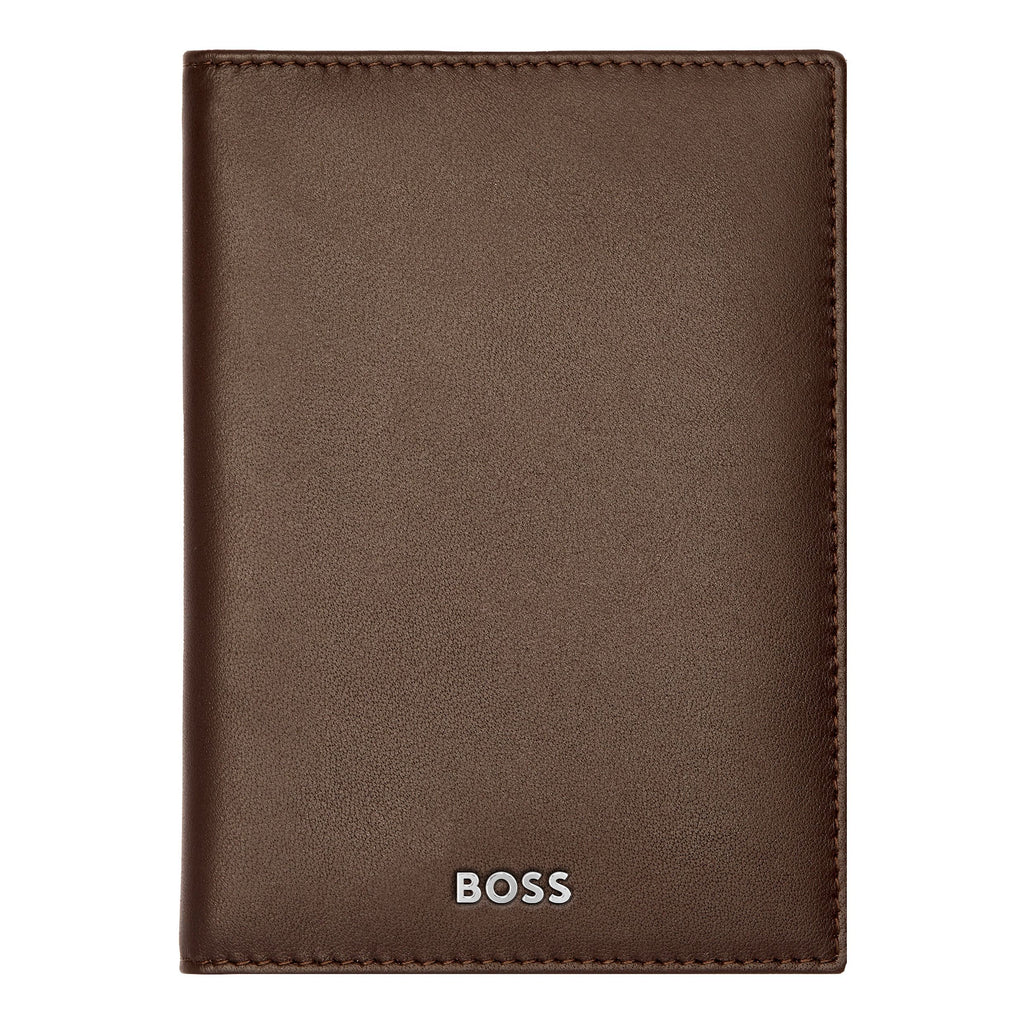  Unique gift ideas HUGO BOSS Smooth Brown trifold Card holder Classic
