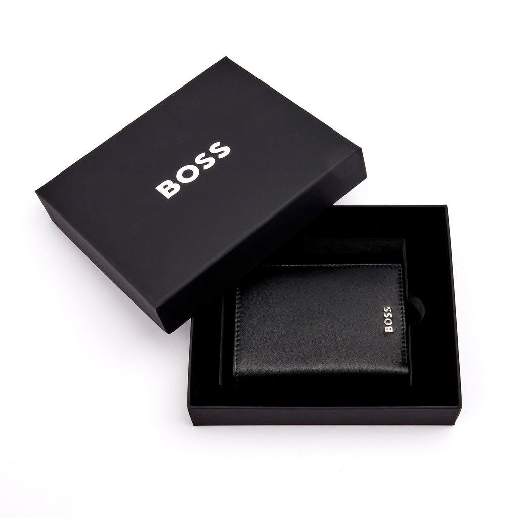 Men's bifold cases BOSS Black Flap Card holder with coin pocket Classic