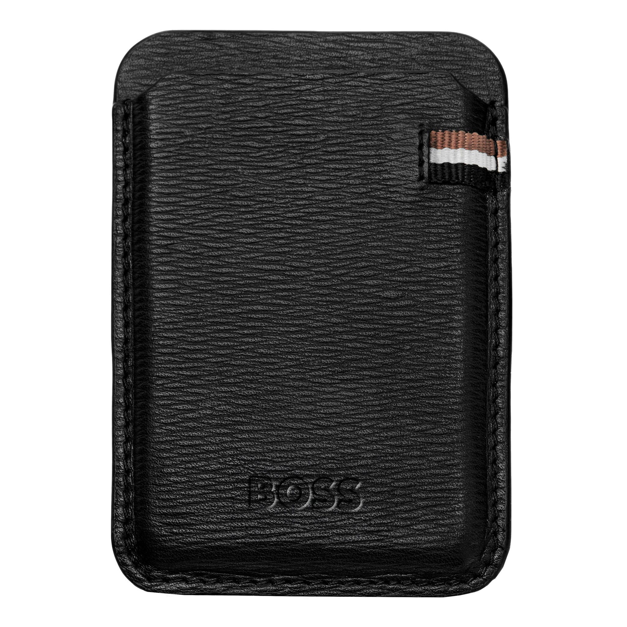 Men's MagSafe card cases BOSS Black Magnetic Card holder Iconic