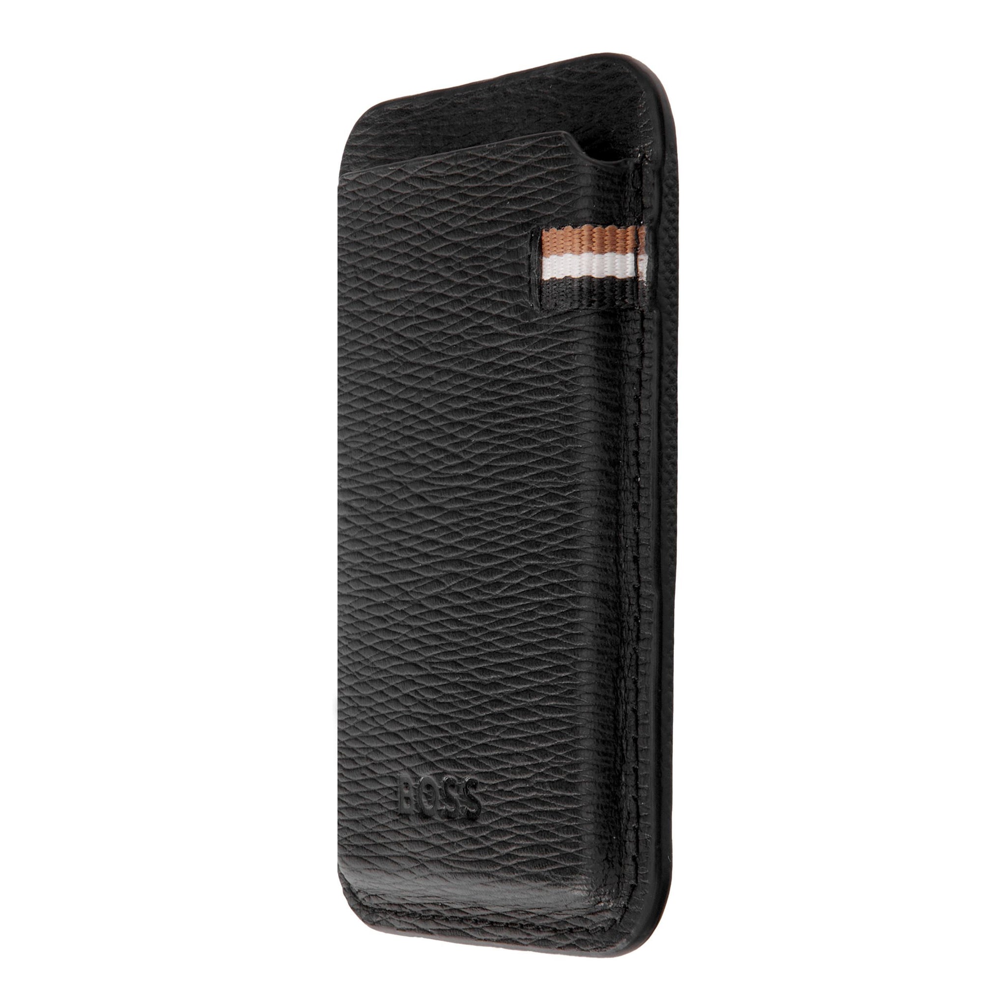 Men's MagSafe card cases BOSS Black Magnetic Card holder Iconic