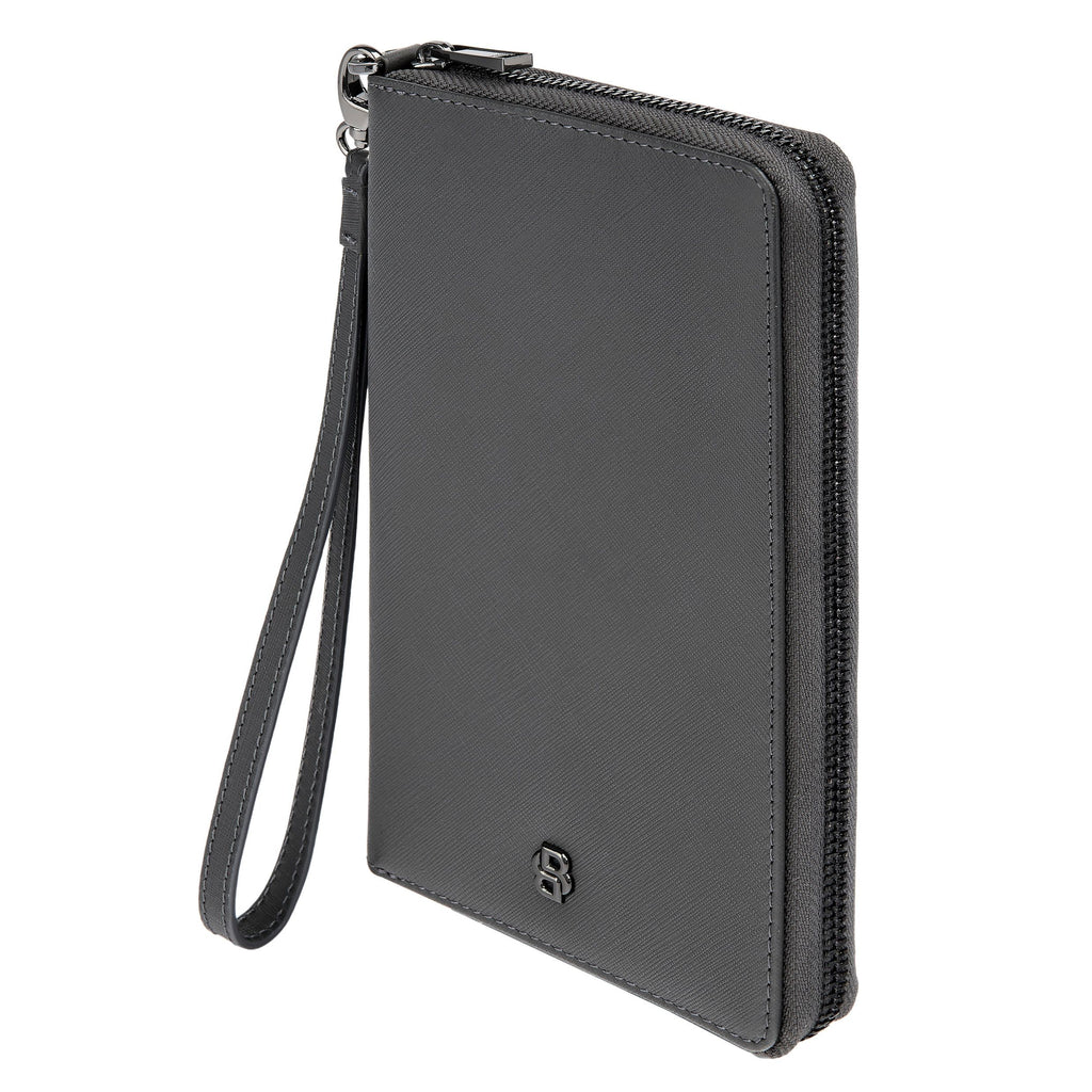 Shop BOSS grey travel wallet Double B in Hong Kong, Macau and China