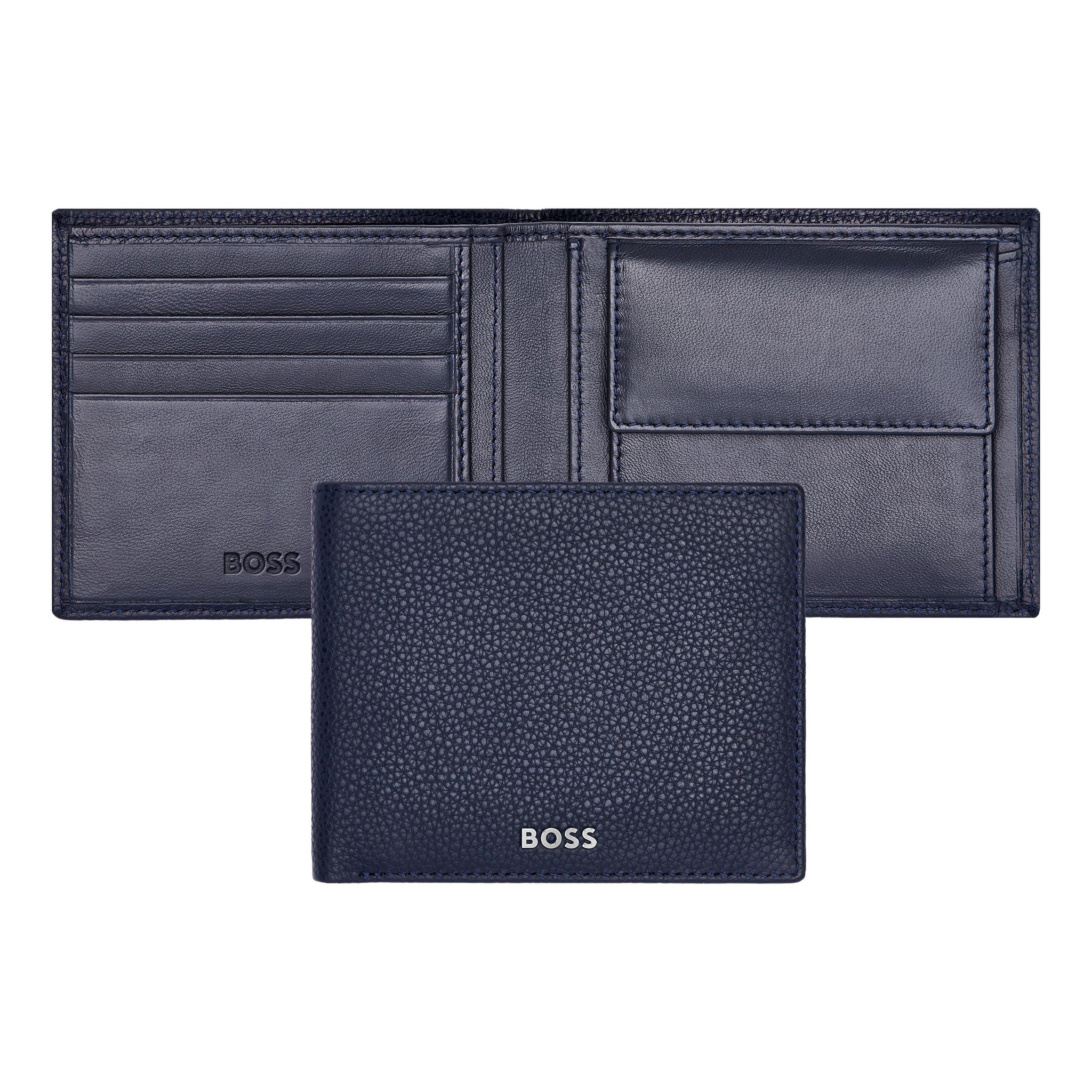 Wallet with coin pocket for men BOSS Grained Navy Money wallet Classic –  Luxury Corporate Gifts | B2B Gifts Shop HK