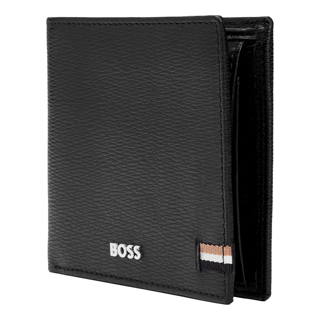  Men's money wallets HUGO BOSS black wallet with coin pocket Iconic 
