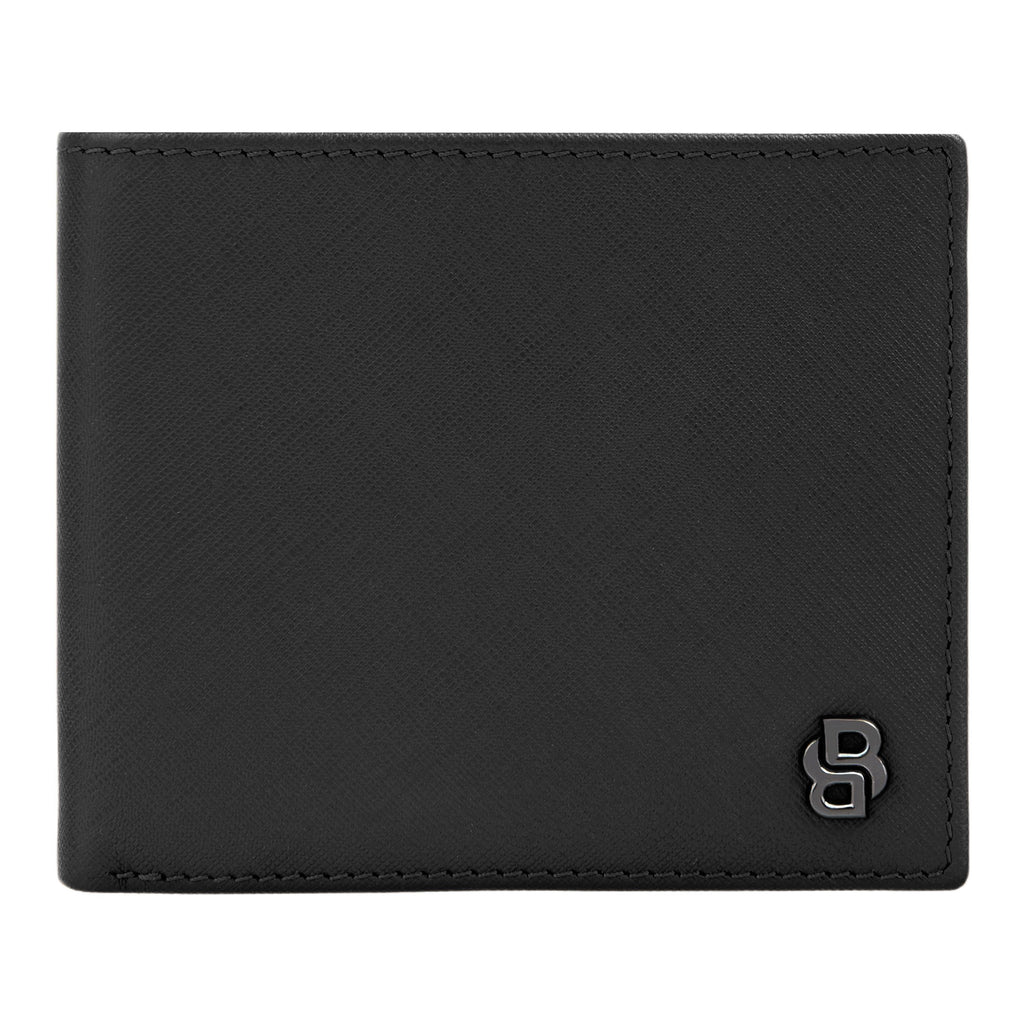 Shop BOSS black money wallet with flap Double B in Hong Kong & China