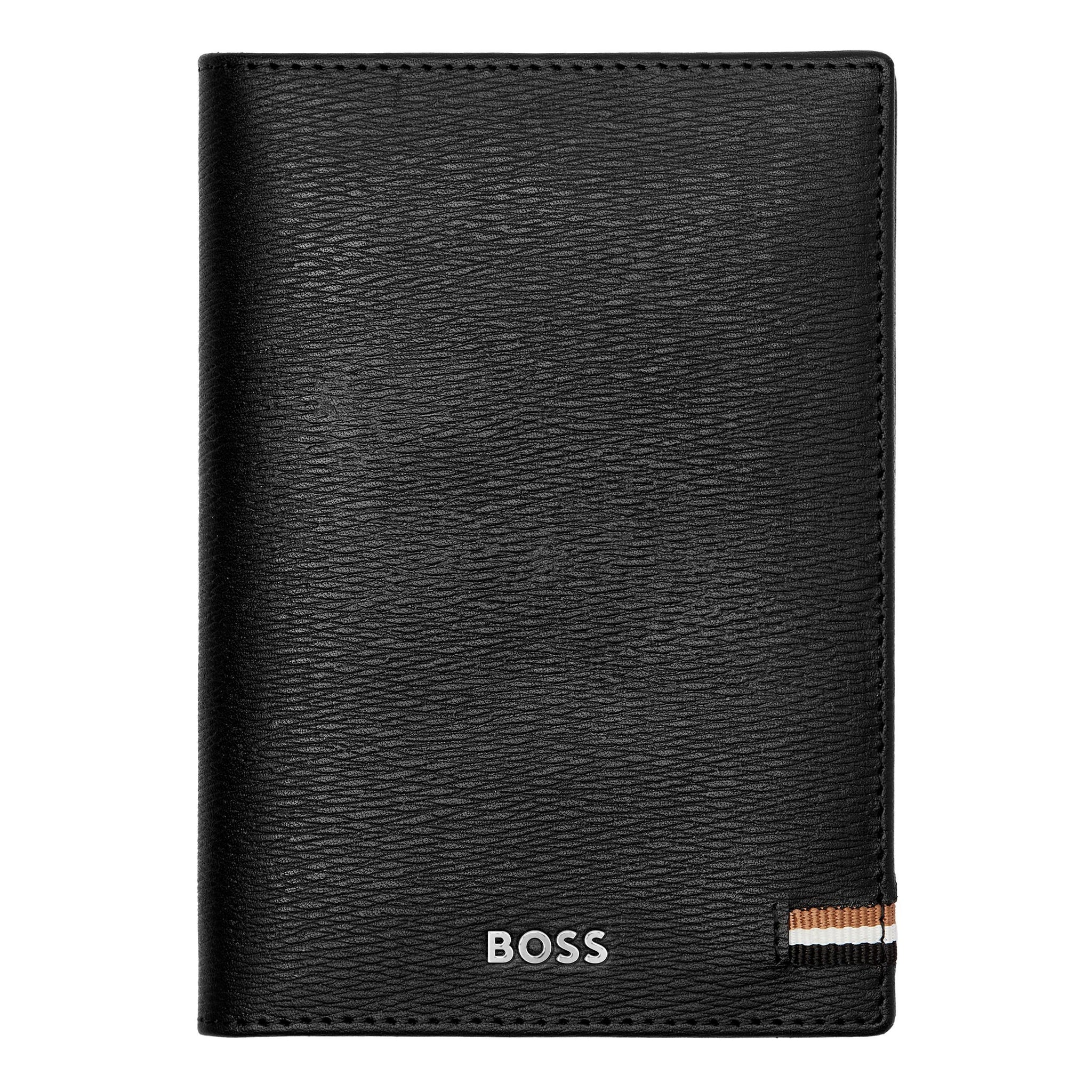 HUGO BOSS パスポートホルダー 限定観覧車ロゴ HLP421A【新品】 Men's travel cases & wallets BOSS Black Passport holder Iconic