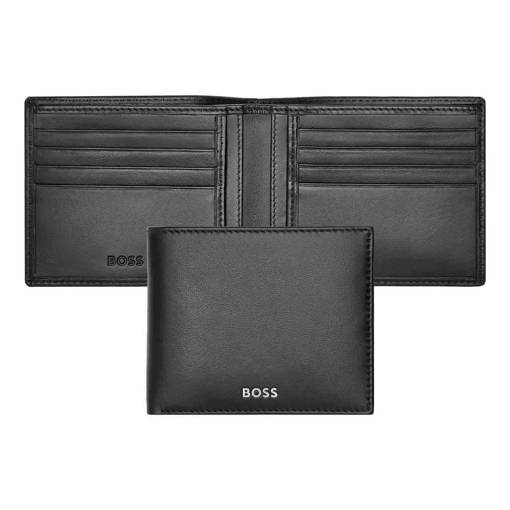  Men's featured gift set HUGO BOSS trendy Black rollerball pen & wallet
