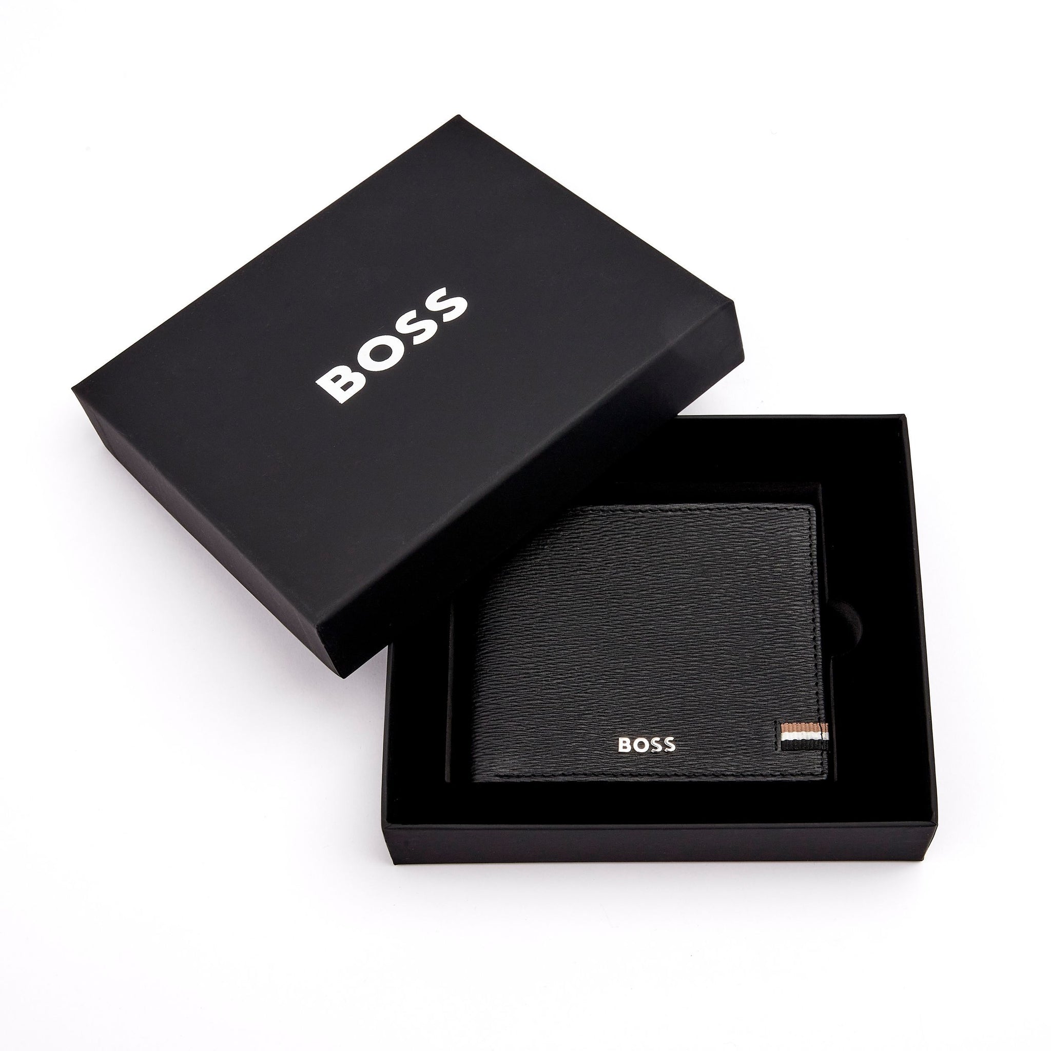 Men's bifold wallets BOSS Fashion Black Wallet Iconic with