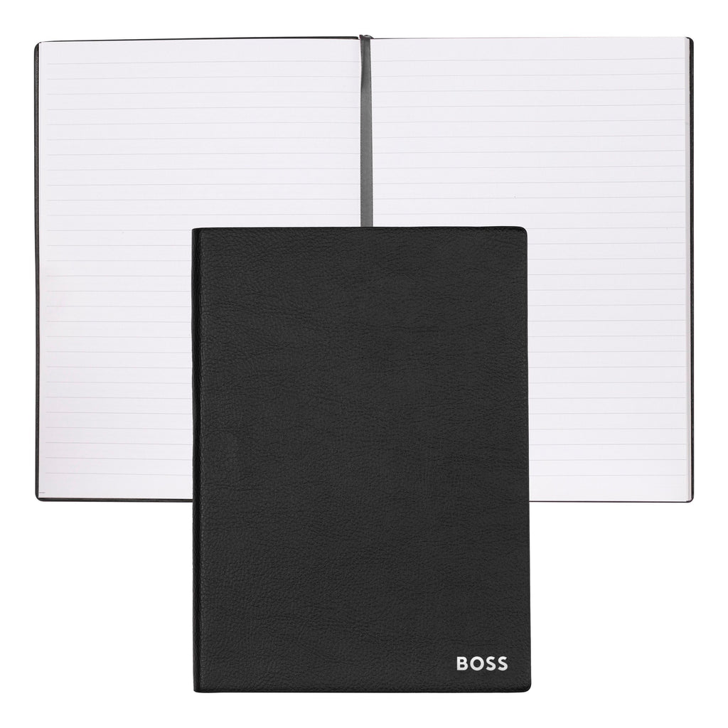 Men's notepads BOSS A5 Notebook essential storyline Black Lined 