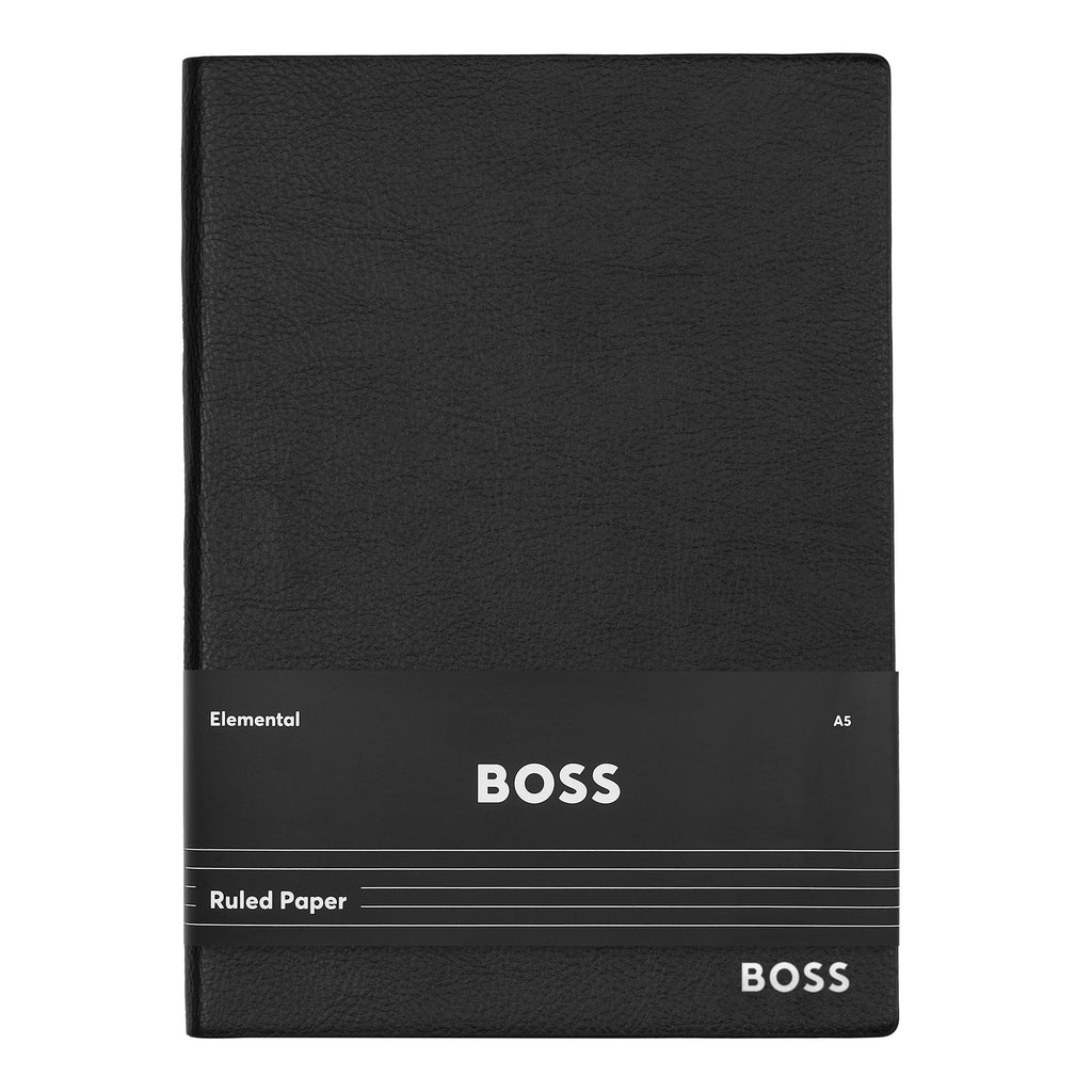 Men's notepads BOSS A5 Notebook essential storyline Black Lined 