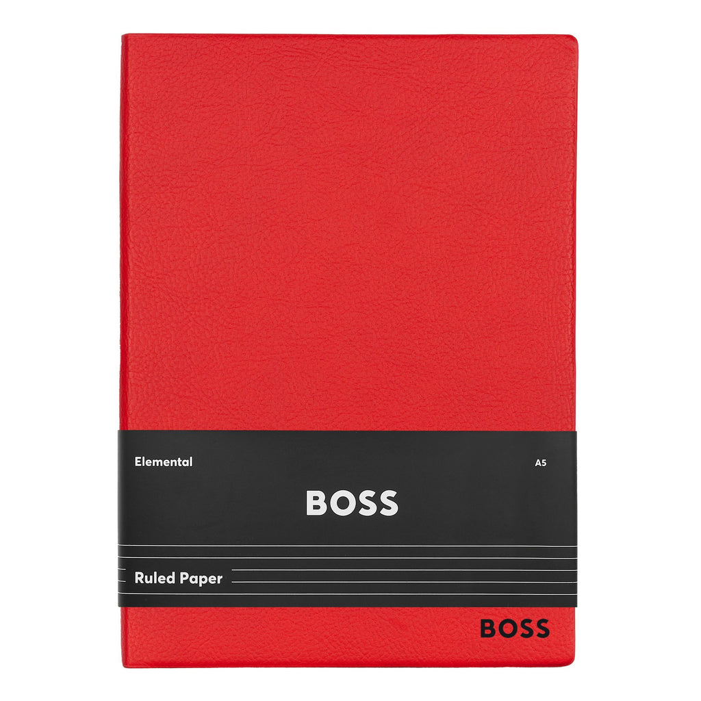 fashion for BOSS red A5 notebook essential storyline Red lined