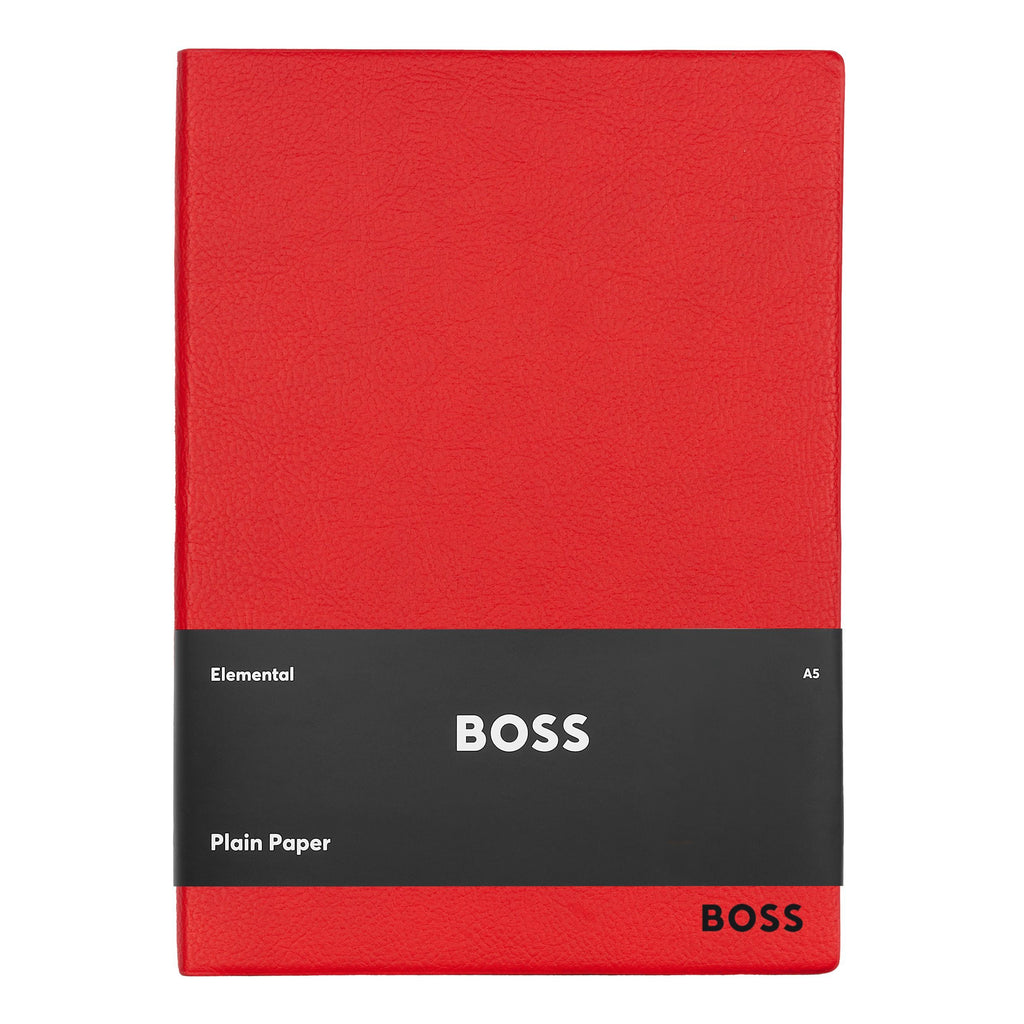 Personalized notepads BOSS A5 notebook Essential Storyline red plain