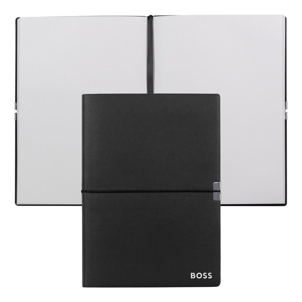 Gift for clients BOSS A5 Notebook Elegance Storyline Black Plain