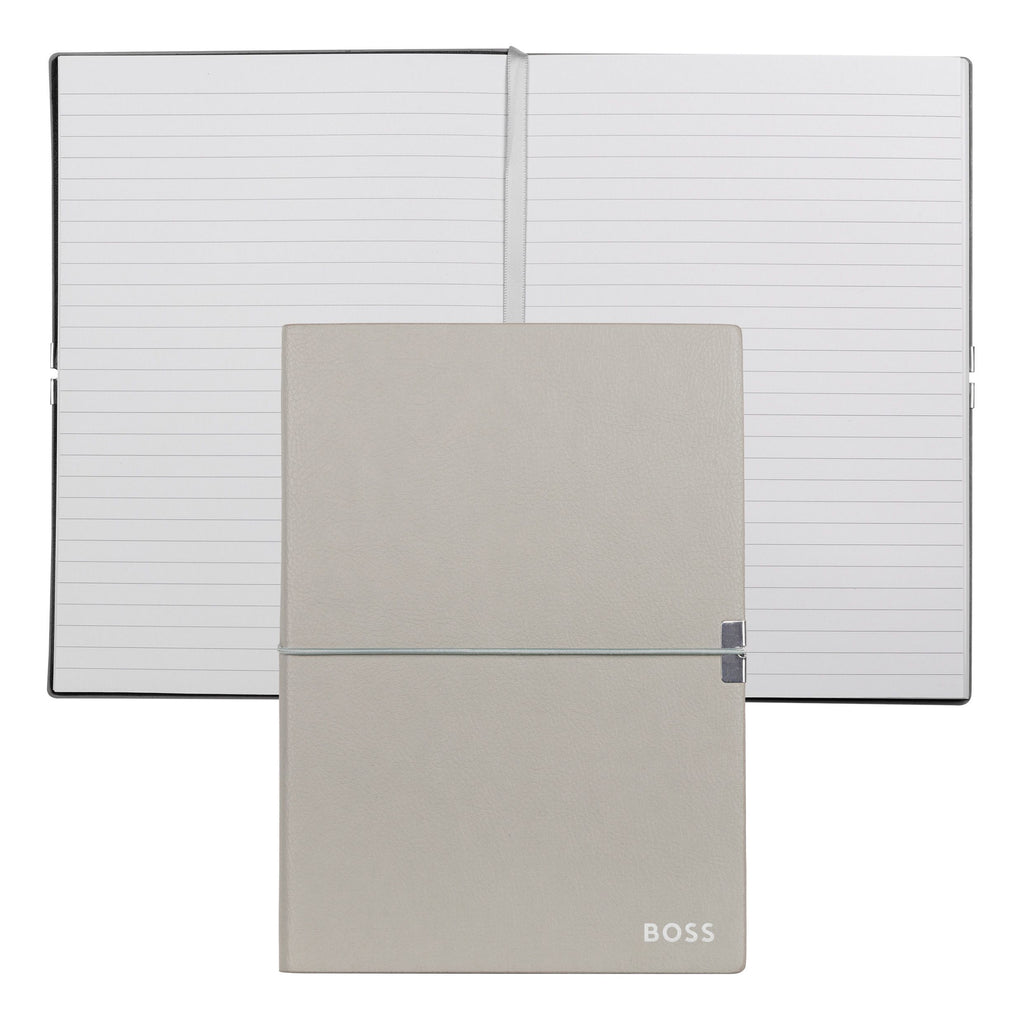 Corporate gifts BOSS A5 Notebook Elegance Storyline Grey Lined