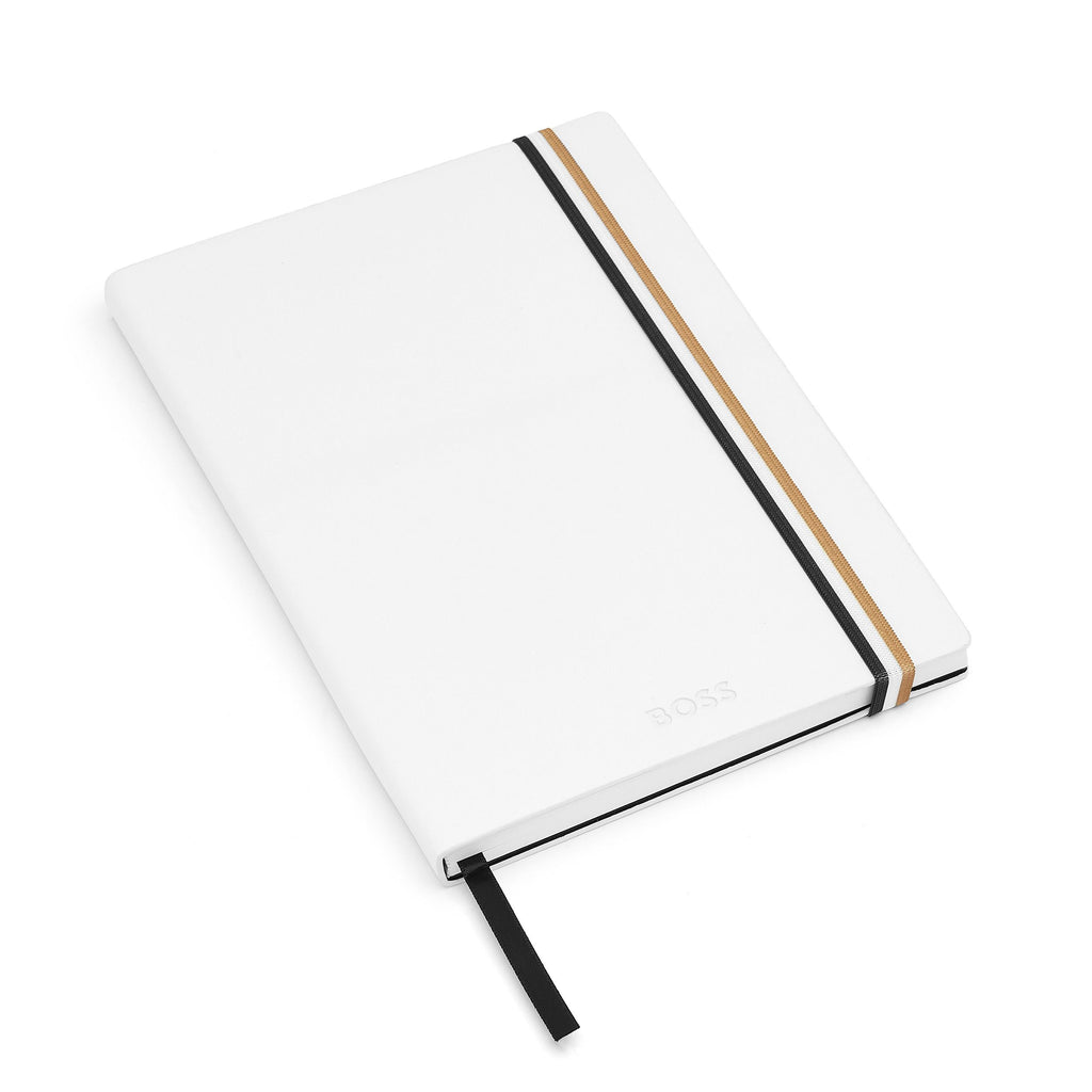 Peronalized notebooks & notepads BOSS A5 notebook iconic white lined 