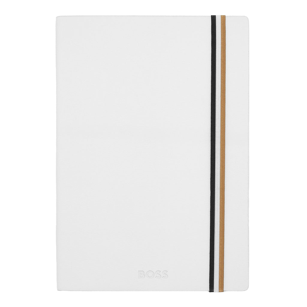 Peronalized notebooks & notepads BOSS A5 notebook iconic white lined 