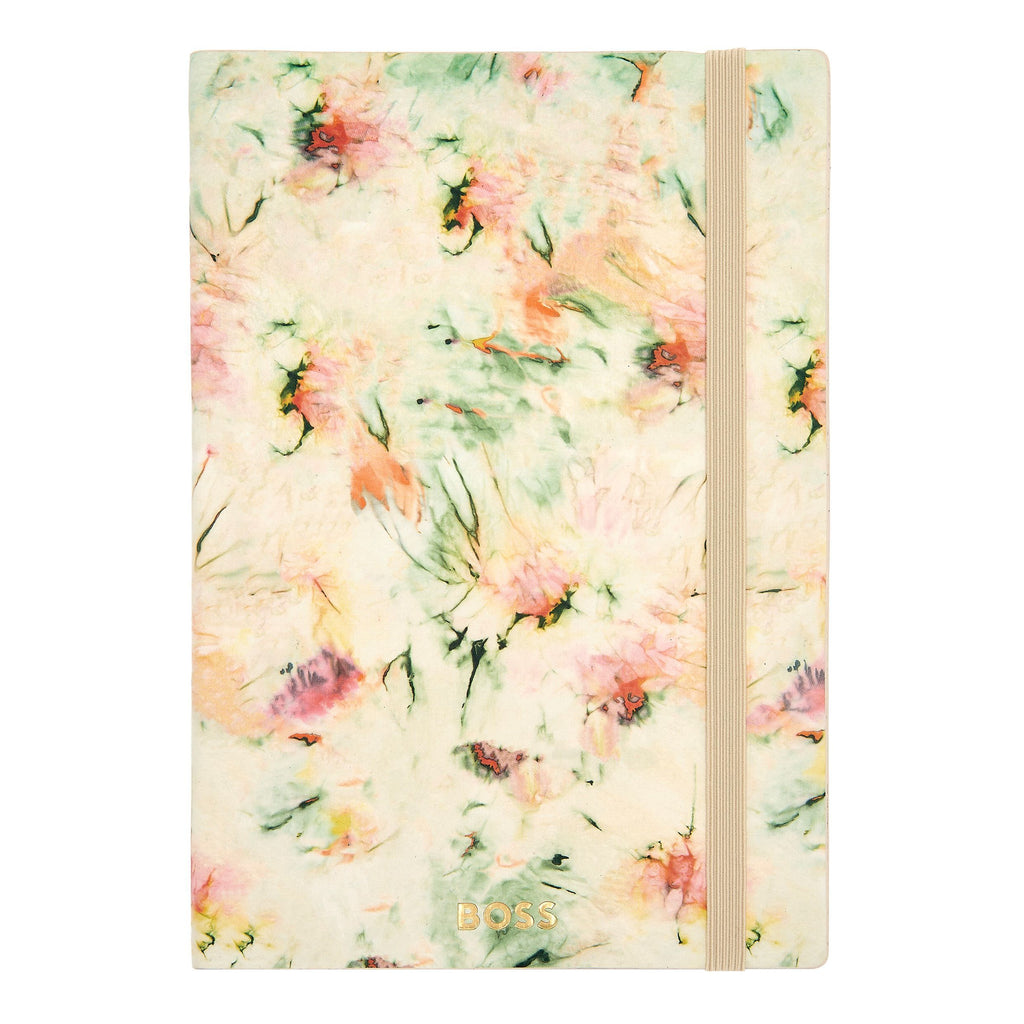 Floral notebooks & notepads BOSS A5 Notebook Tie-dye Flower Cream Lined