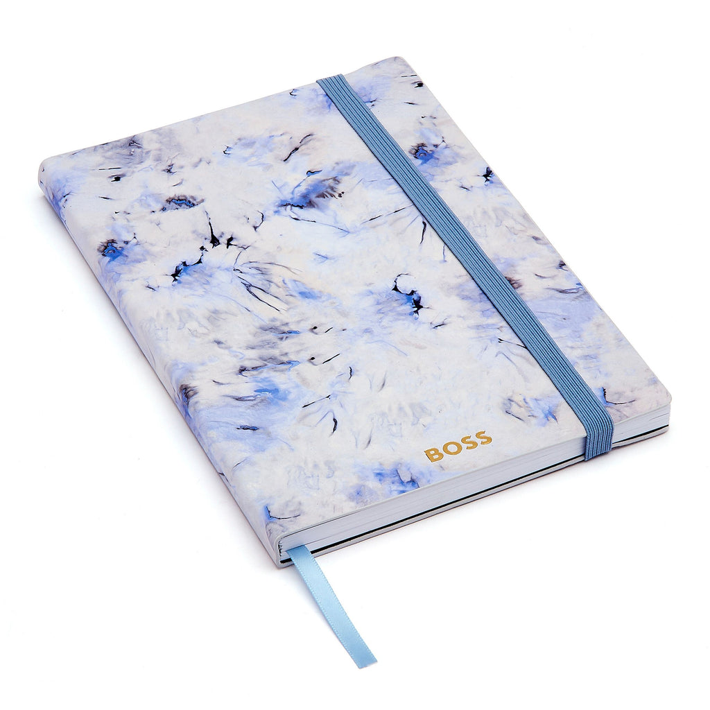 Floral cover notebooks BOSS A5 Notebook Tie-dye Flower Violet Lined