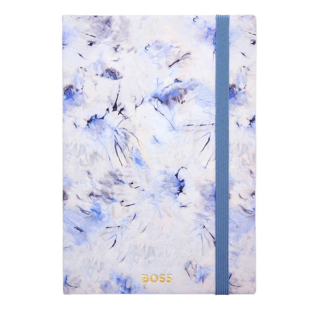 Floral cover notebooks BOSS A5 Notebook Tie-dye Flower Violet Lined