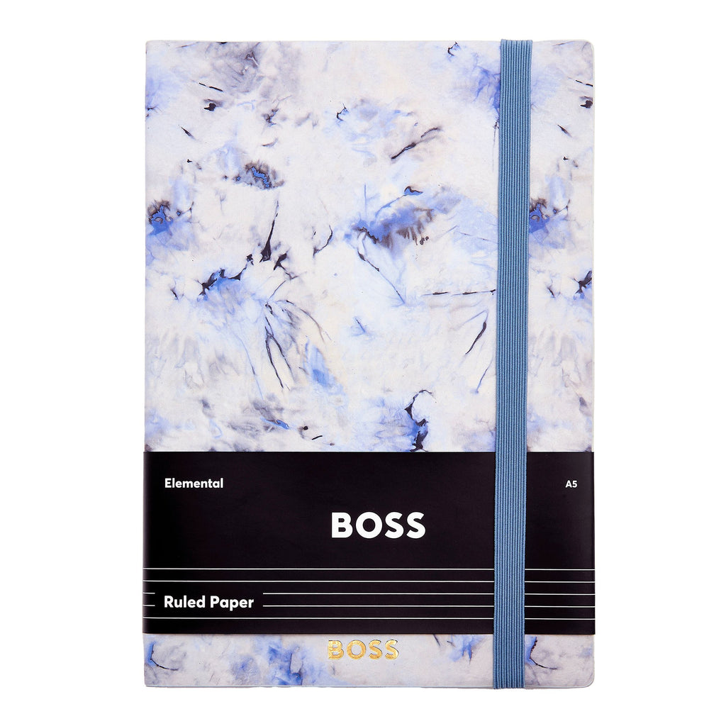 Floral cover notebooks BOSS A5 Notebook Tie-dye Flower Violet Lined