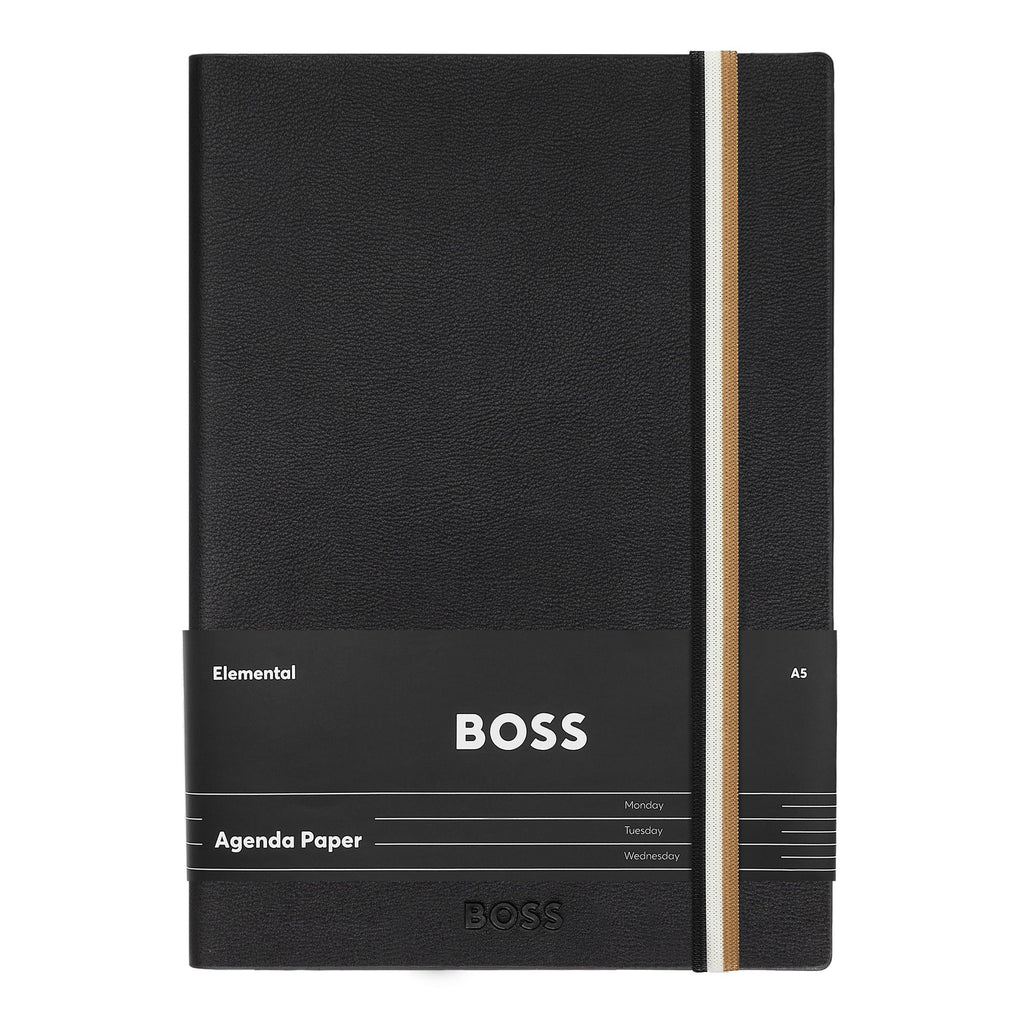 Planner notebooks BOSS Black A5 Agenda Notebook Iconic