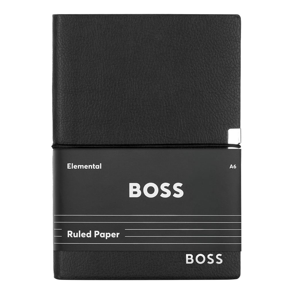 Luxury notebooks for BOSS Black A6 Notebook in faux Leather Storyline 