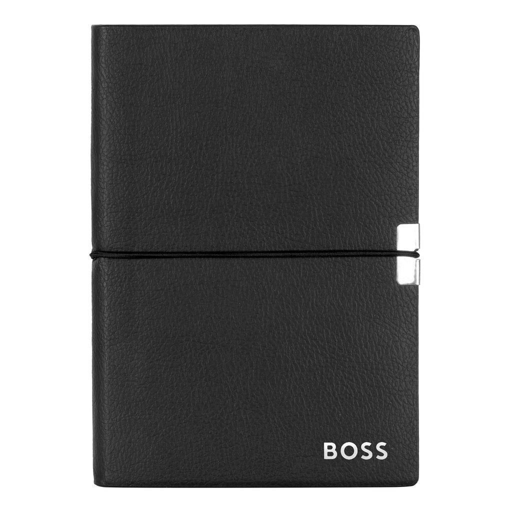 Luxury notebooks for BOSS Black A6 Notebook in faux Leather Storyline 