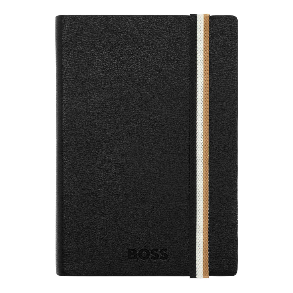 Shop BOSS A6 Notebook Iconic Black Lined in Hong Kong, Macau & China