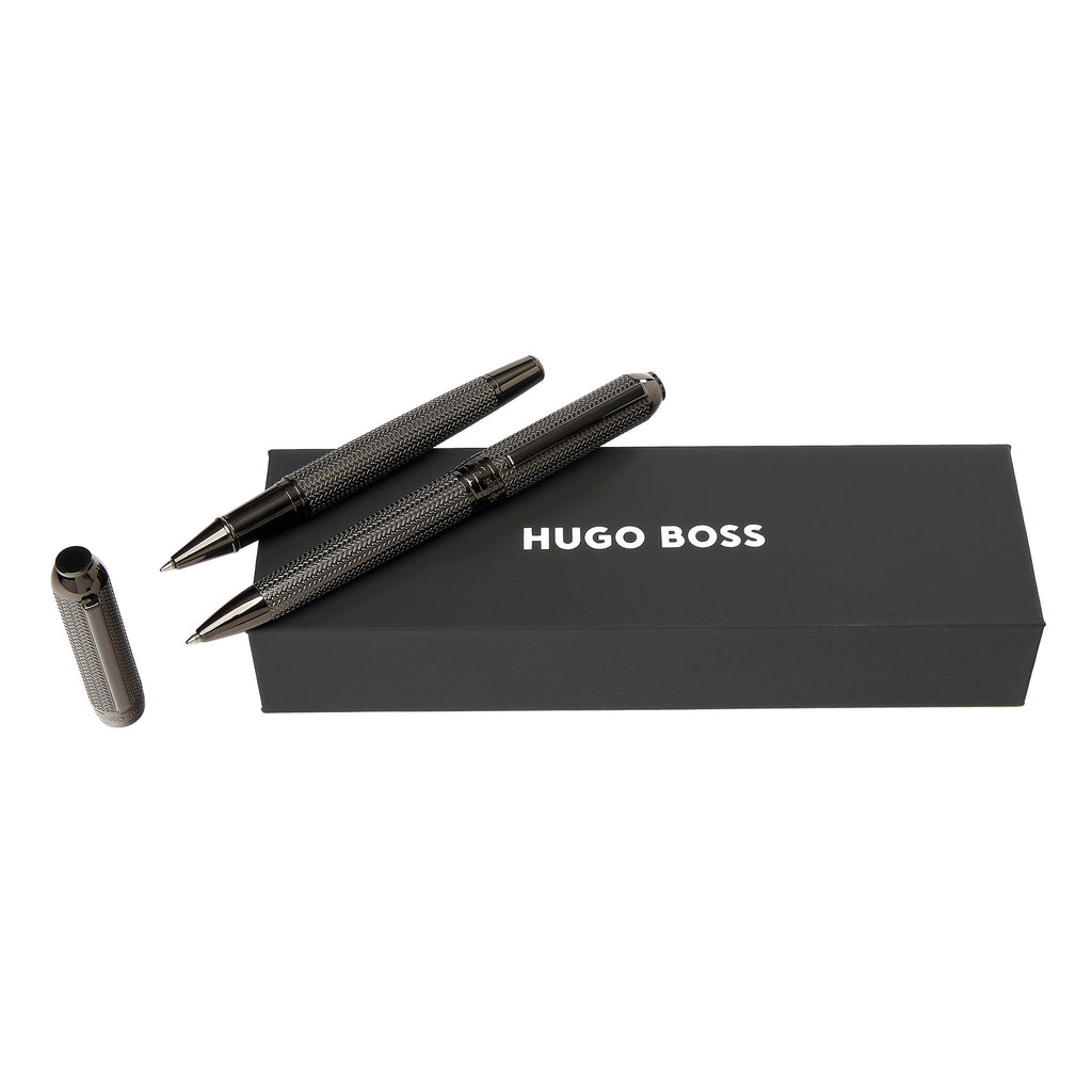 Men's pen sets HUGO BOSS Gun ballpoint pen & rollerball pen Elemental