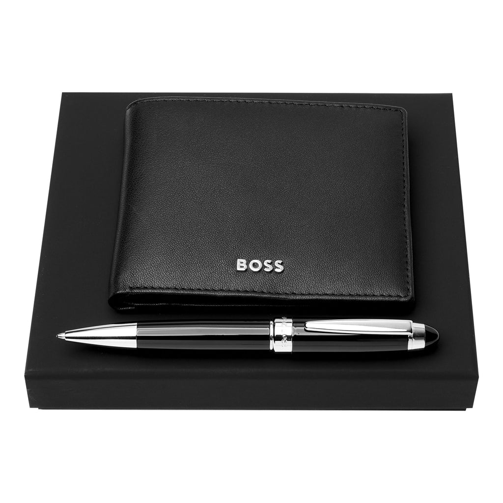  Gift sets in Hong Kong & Macau HUGO BOSS black ballpoint pen & wallet