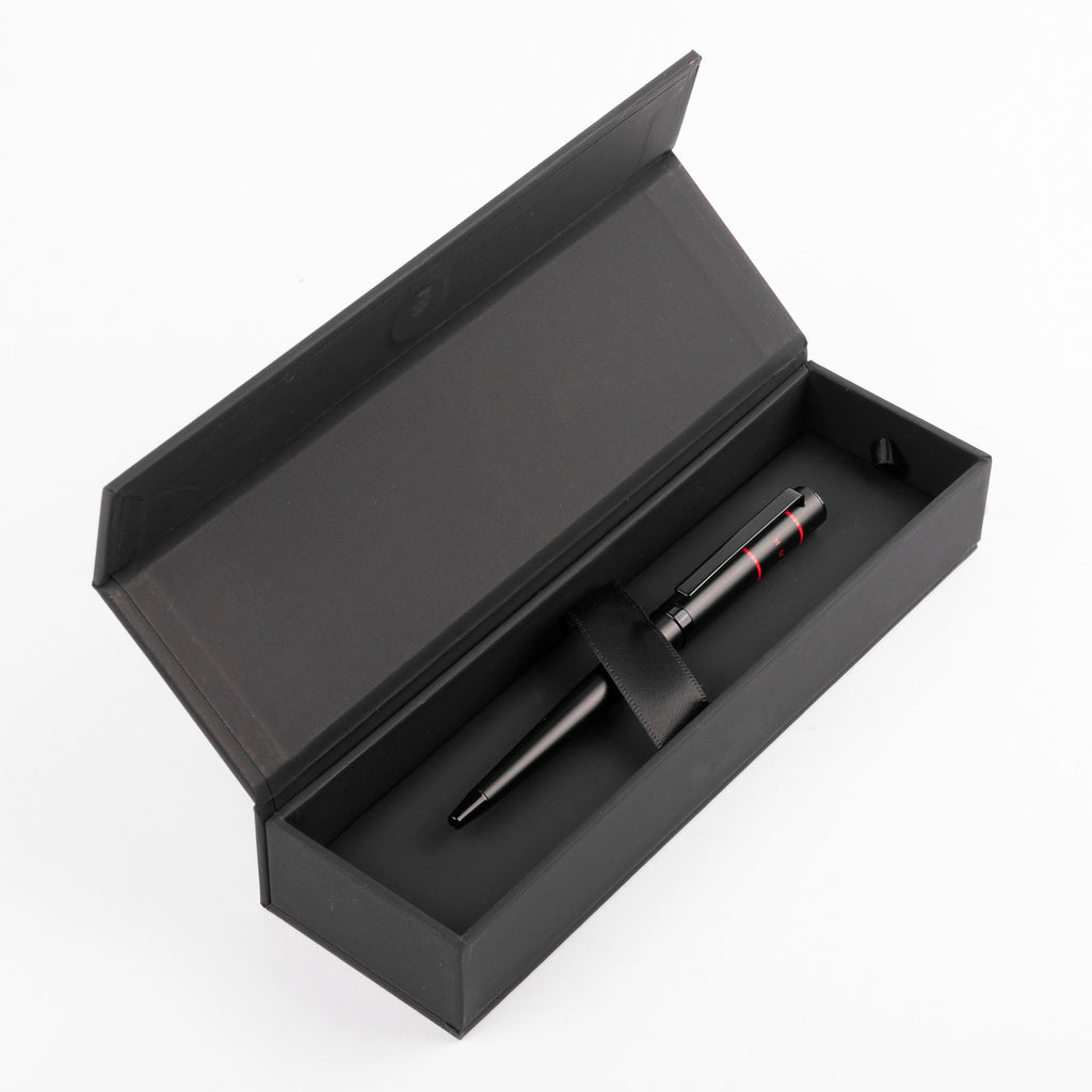 Designer gifts for men HUGO BOSS Red ballpoint pen Ribbon Matrix