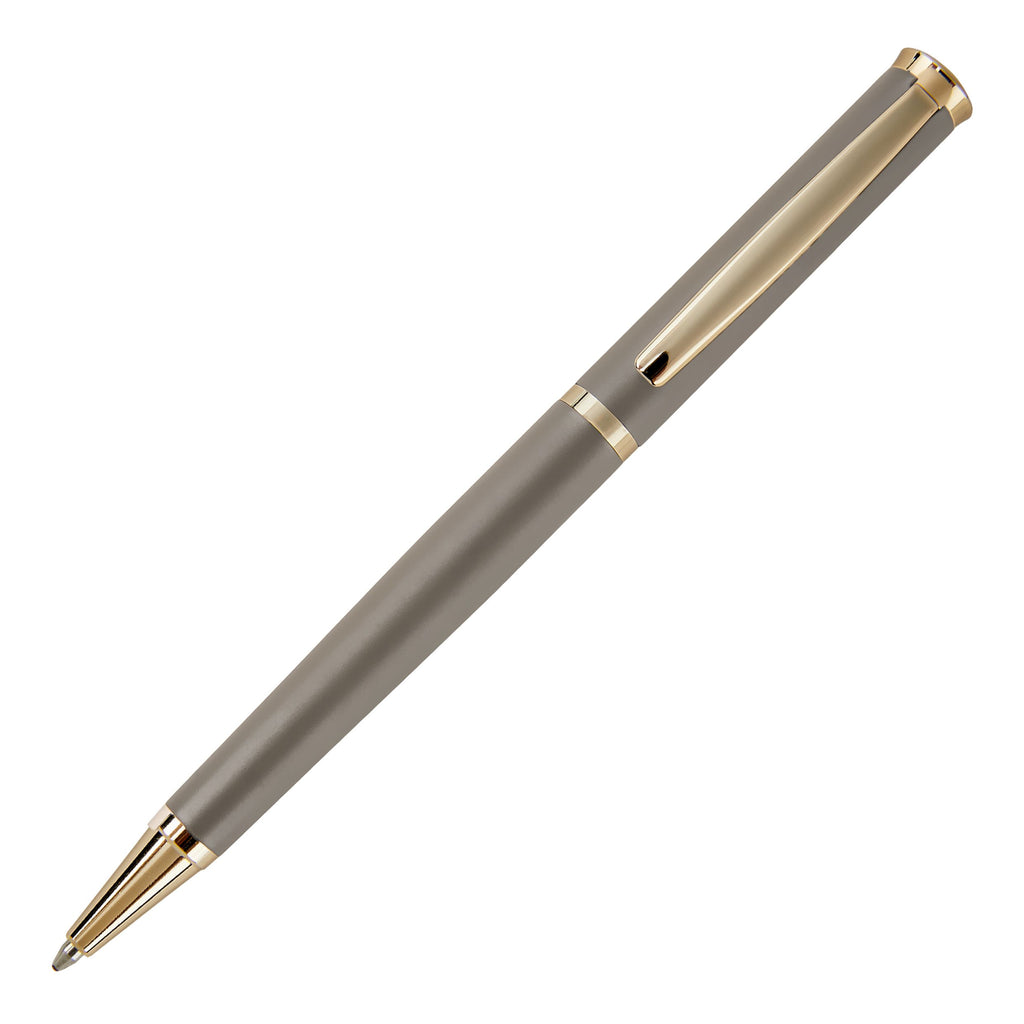 Sets HUGO BOSS Taupe Ballpoint pen, A5 conference folder & key ring