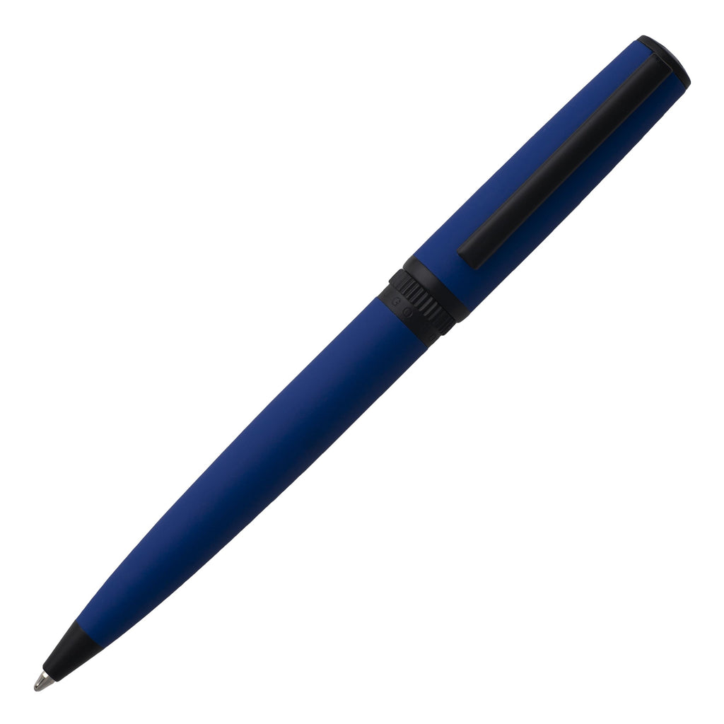  Blue gift set HUGO BOSS blue Ballpoint pen & Key ring Gear Matrix