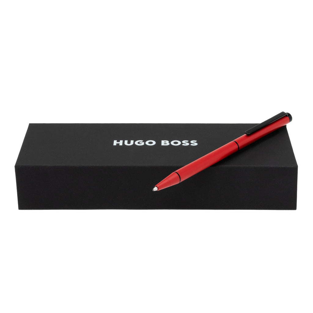 HUGO BOSS Ballpoint pen Cloud in Matte Lipstick Red lacquer