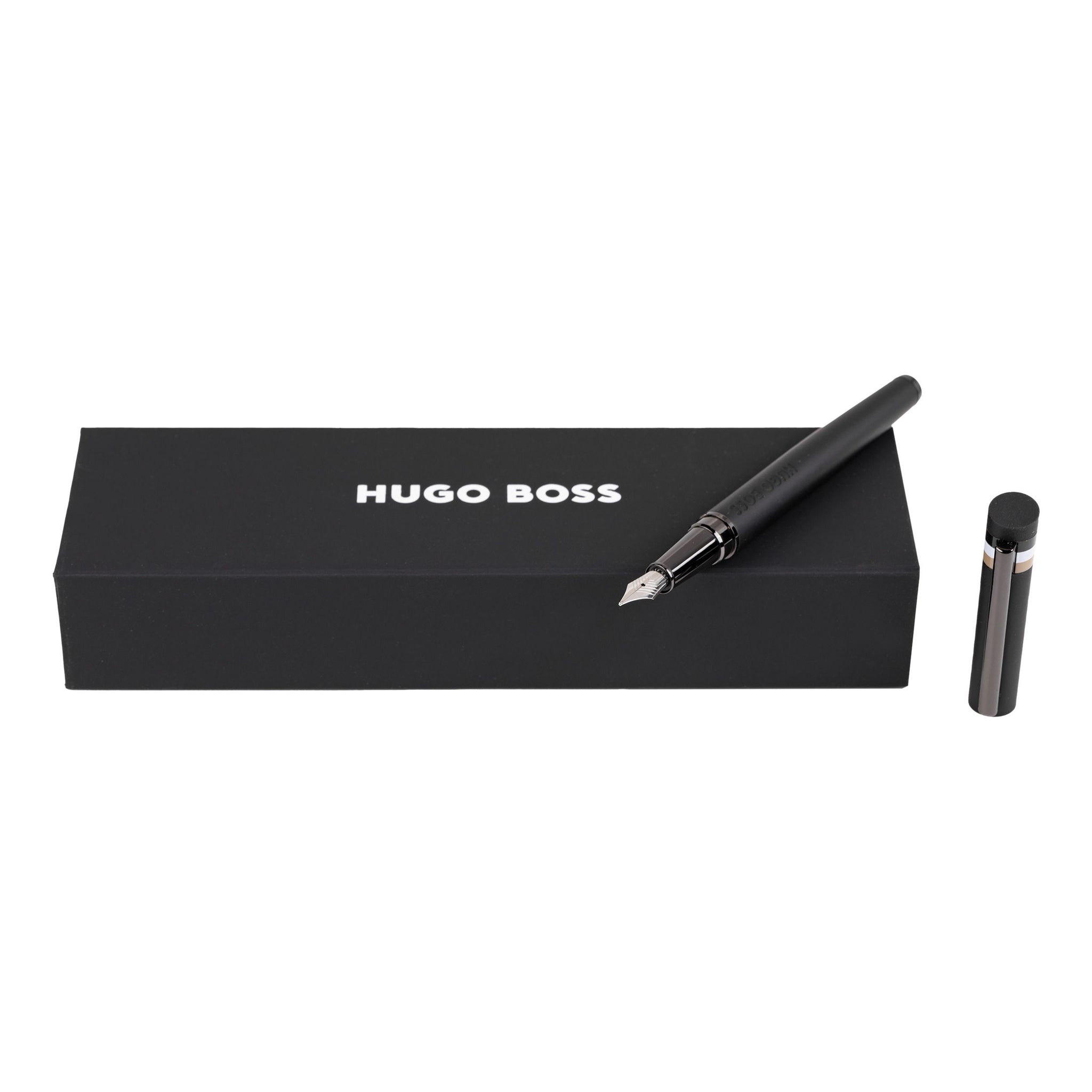 HUGO BOSS Black Fountain pen Loop Iconic with soft touch surface