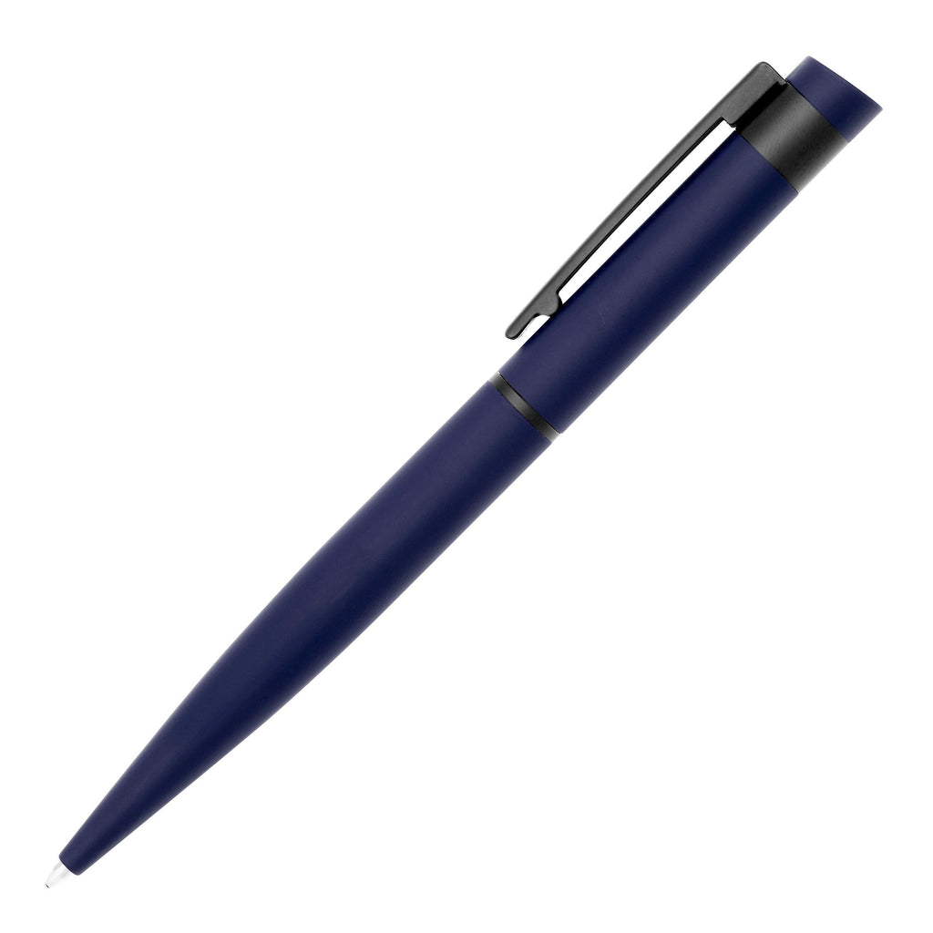  Oversized logo HUGO BOSS on lower barrel Blue Ballpoint pen Loop 