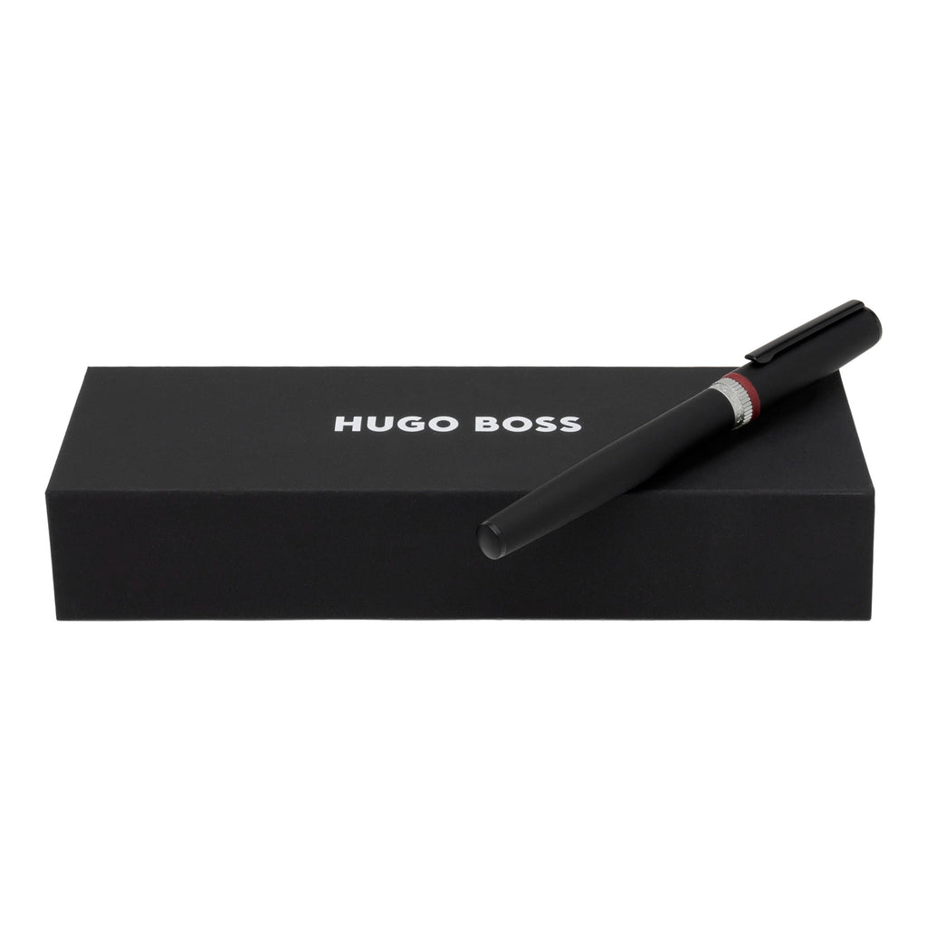 Luxury writing experience HUGO BOSS trendy Black Rollerball pen Gear 