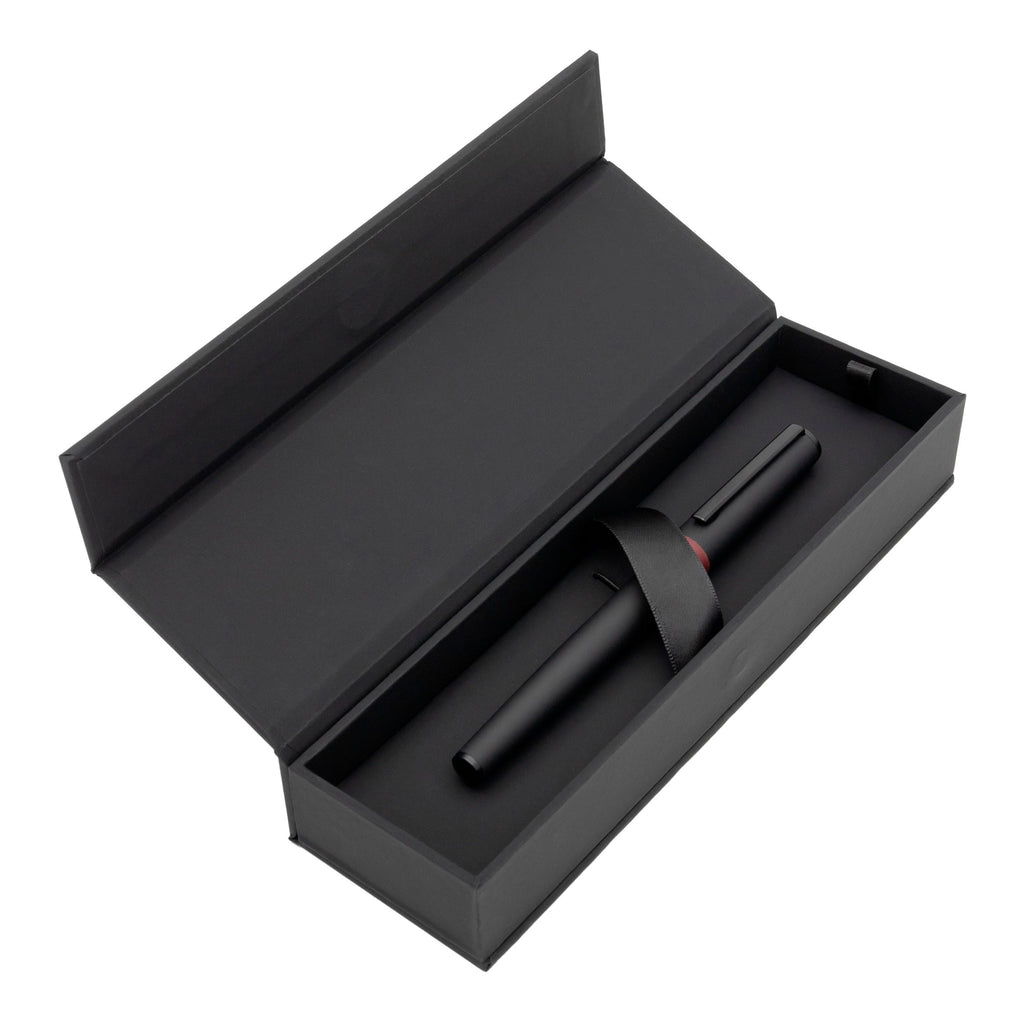 Luxury writing experience HUGO BOSS trendy Black Rollerball pen Gear 