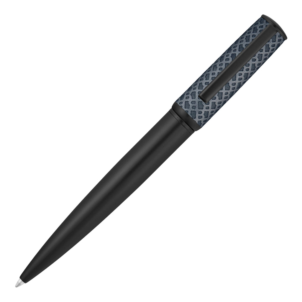 Monogram pattern pens by HUGO BOSS Black & Navy Ballpoint pen Arche