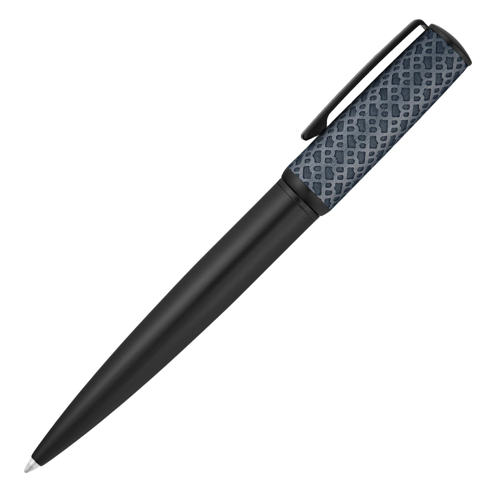 Monogram pattern pens by HUGO BOSS Black & Navy Ballpoint pen Arche