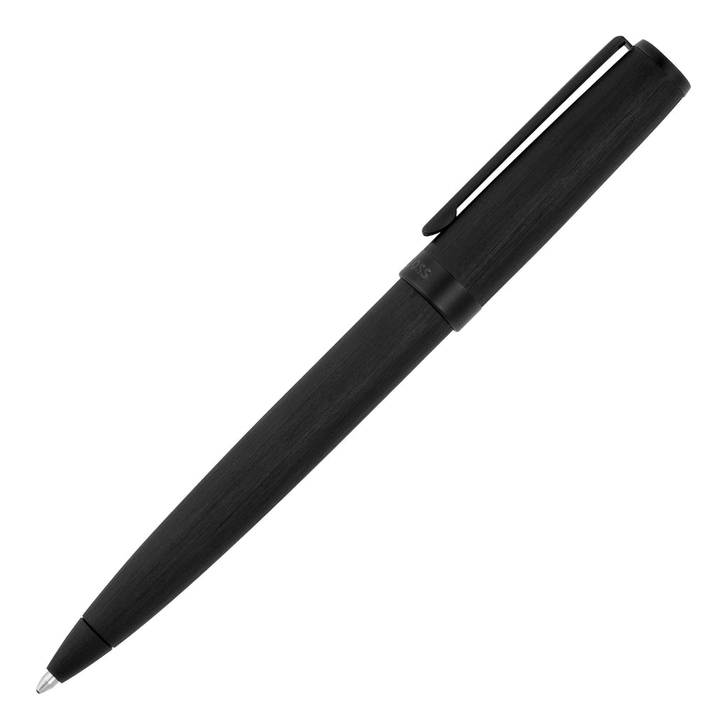  Aluminum writing pens HUGO BOSS brushed black Ballpoint pen Gear 