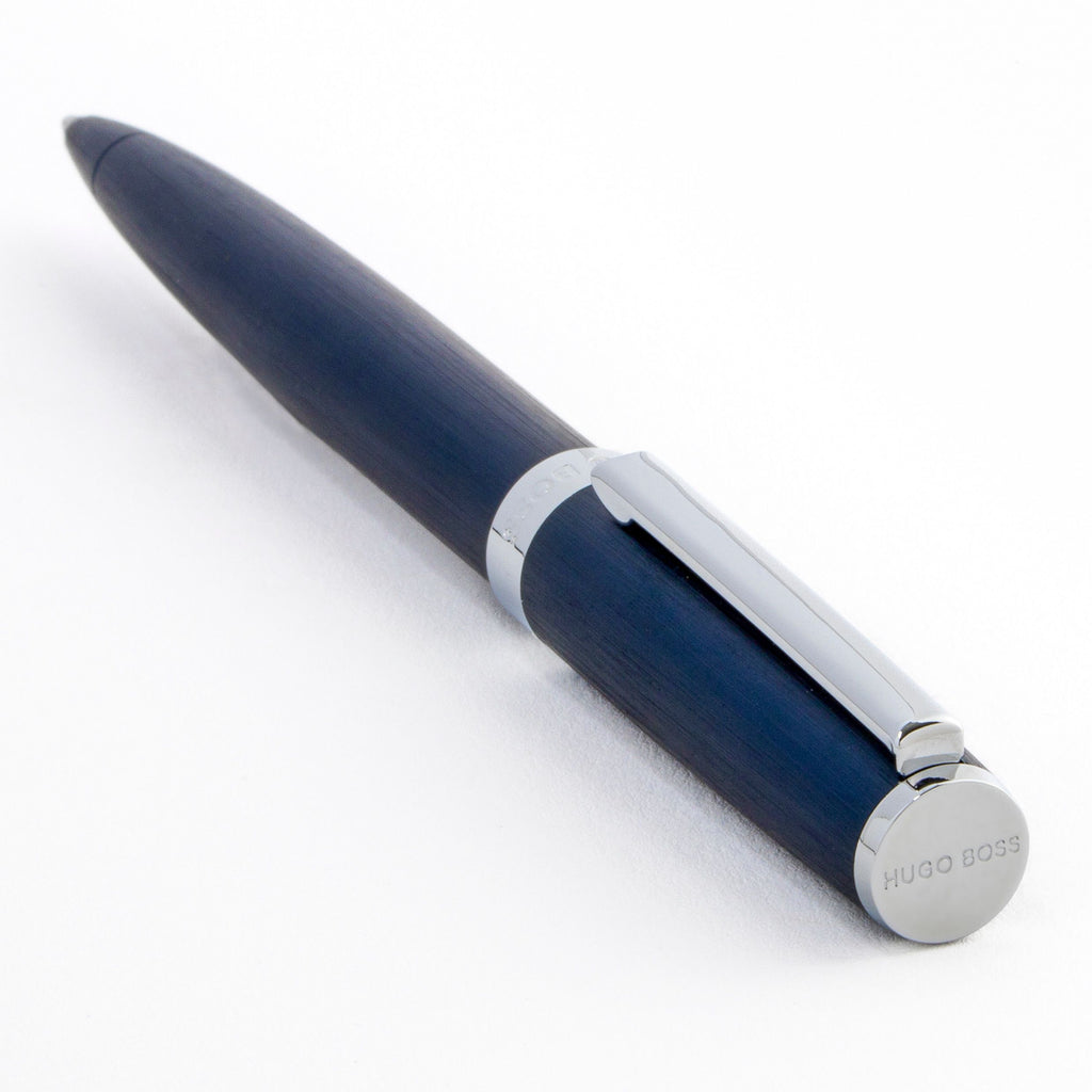  Men's writing instruments HUGO BOSS Brushed Navy Ballpoint pen Gear