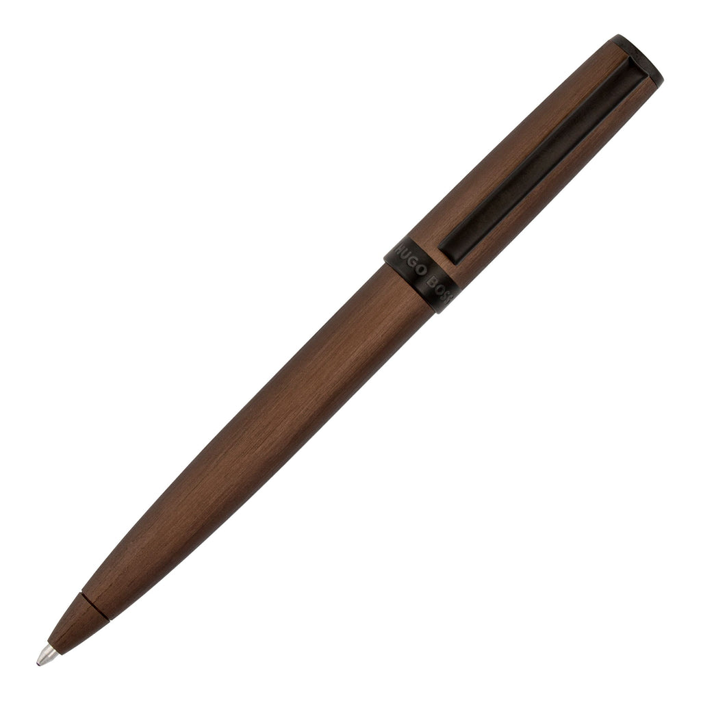 Men's designer pens HUGO BOSS trendy Brushed Khaki Ballpoint pen Gear 