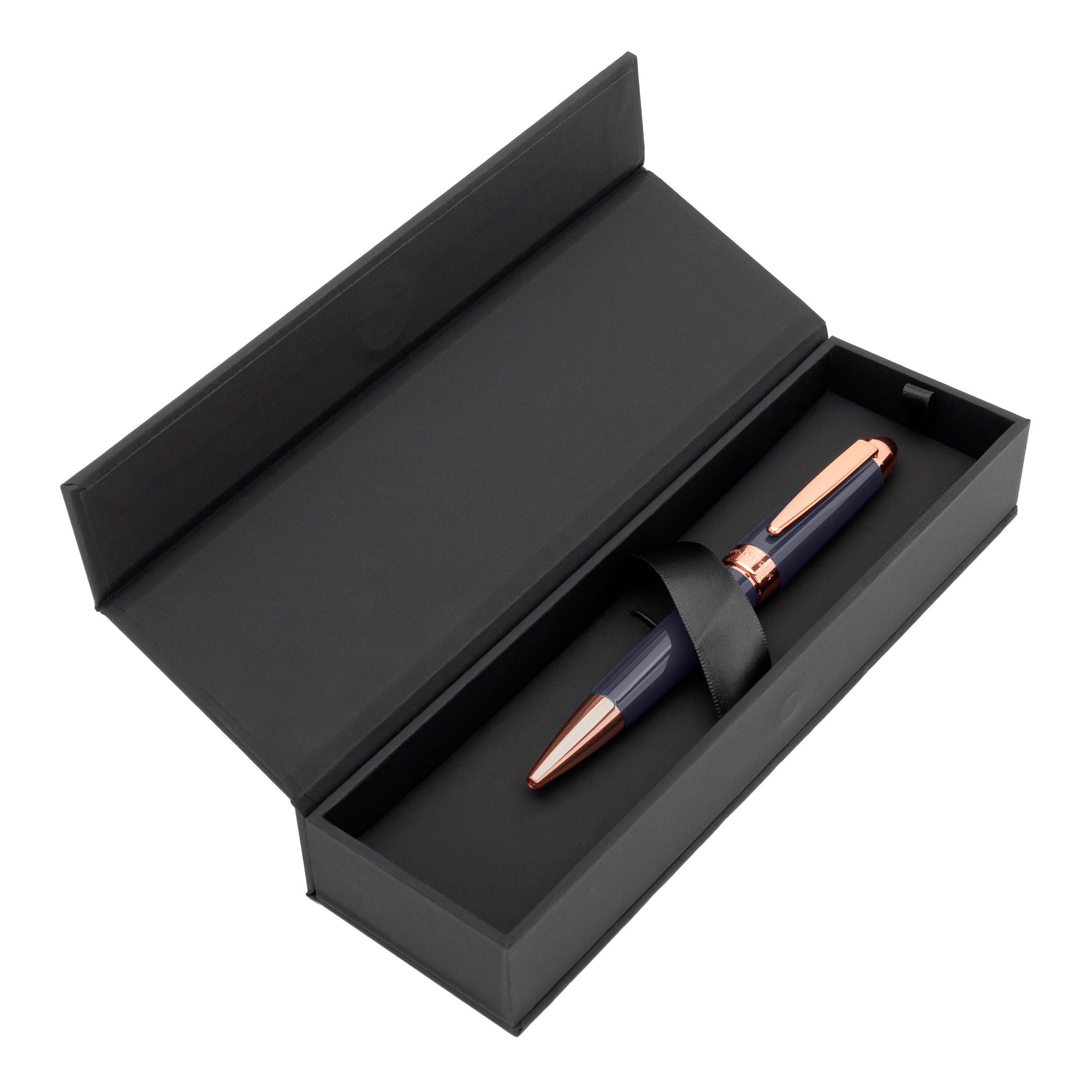 Ballpoint pen ICON blue/rose-gold from HUGO BOSS writing accessory