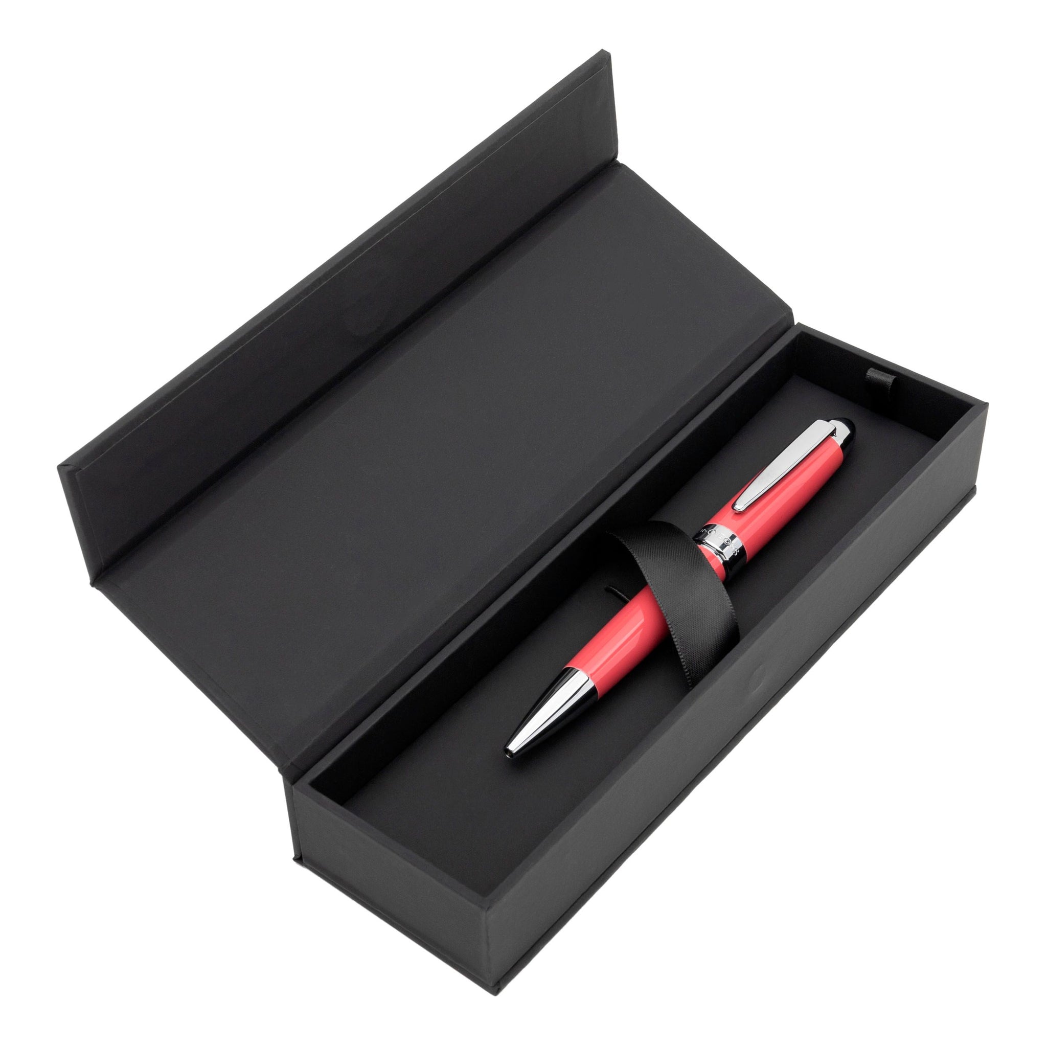 Business gifts for Hugo Boss Ballpoint pen Icon in corail/chrome
