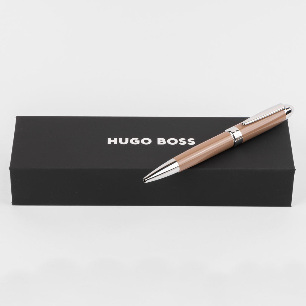 Executive writing pens Hugo Boss Camel/Chrome Ballpoint pen ICON 