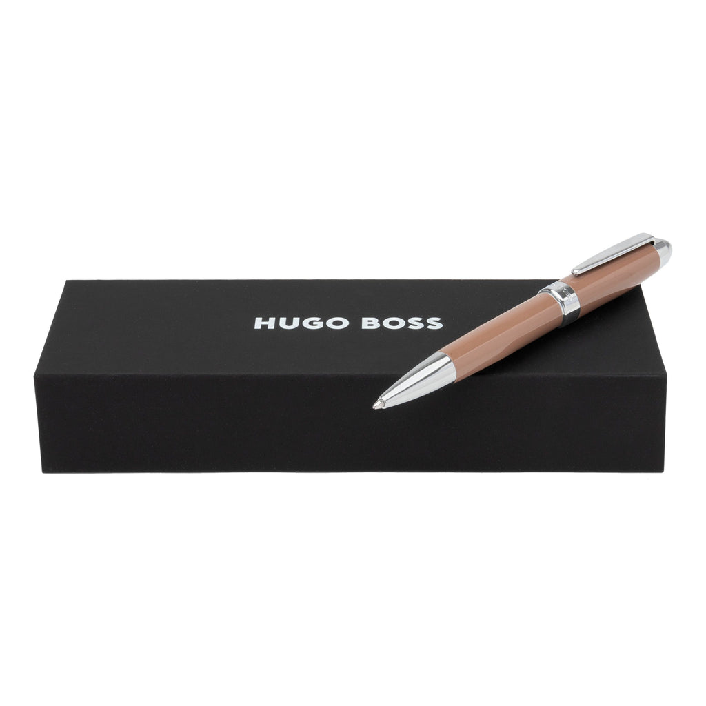 Executive writing pens Hugo Boss Camel/Chrome Ballpoint pen ICON 