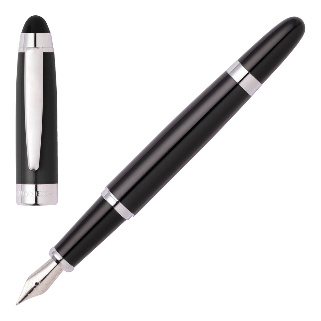 Pen sets Icon Hugo Boss Black Rollerball pen & Fountain pen 